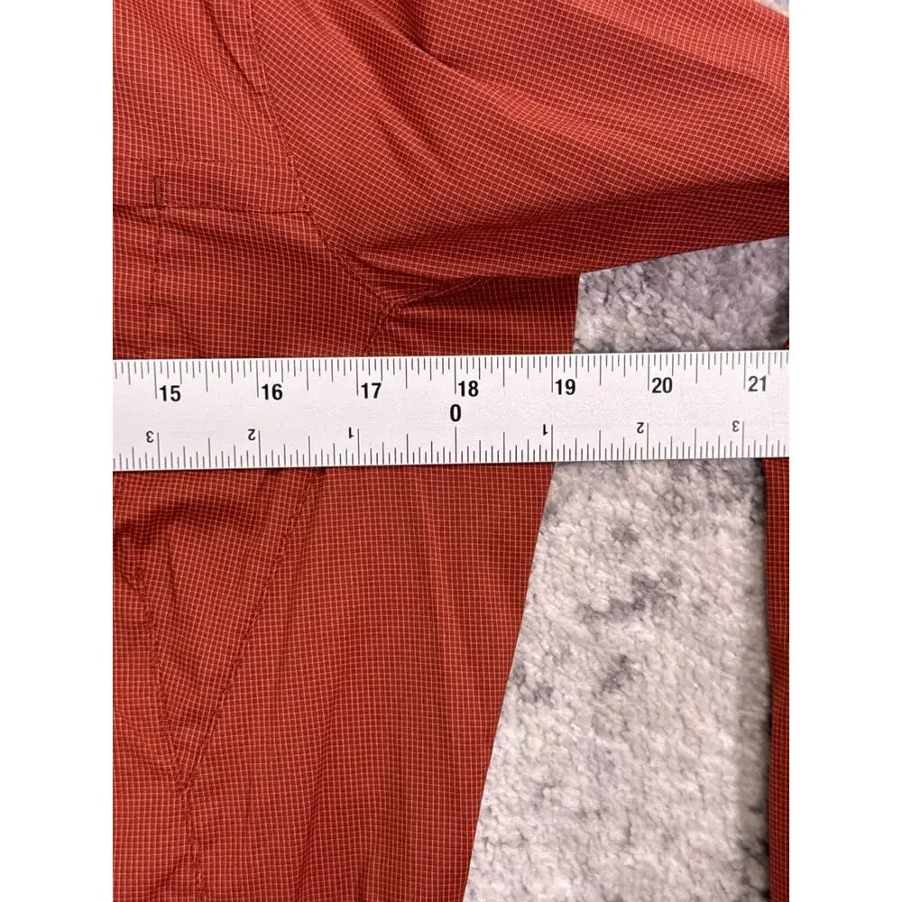 ARC'TERYX Ferine Shirt Medium Womens Nylon Ripstop Utility Burnt Orange_4